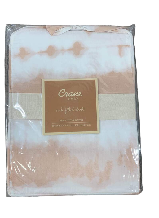 Shop Crane Baby Crib Fitted Sheet, Pink Tie Dye at Goodbuygears