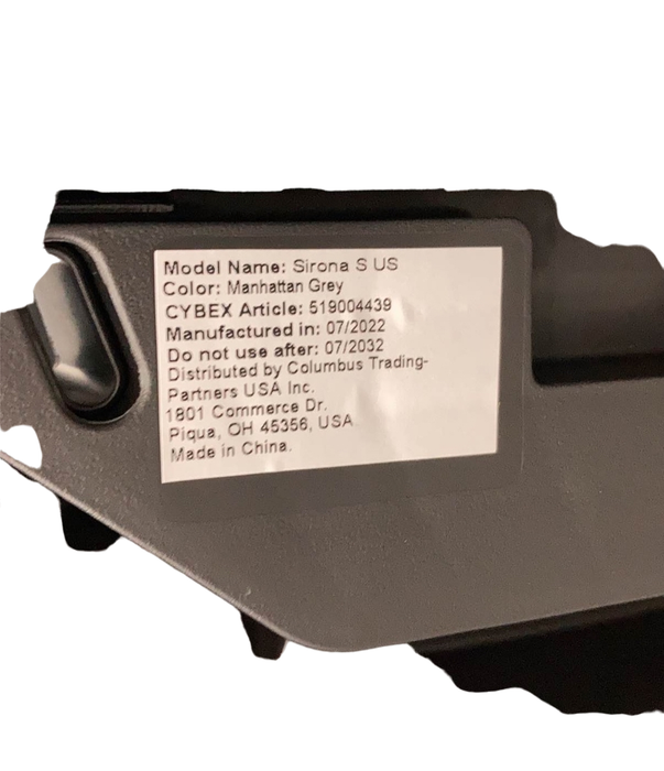 Shop Cybex Sirona S With SensorSafe Convertible Car Seat, 2022, Manhattan Grey at Goodbuygears