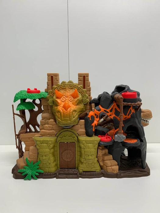 used Fisher Price Imaginext Dino Fortress Gift Set
