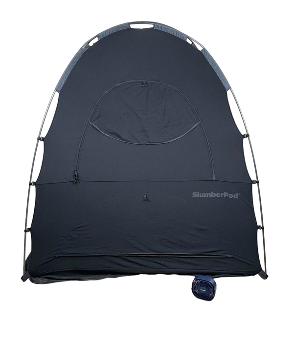 Shop SlumberPod 3.0 Sleep Canopy with Fan, Black with Gray Accents at Goodbuygears