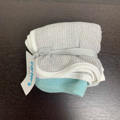used Carter's Washcloth 6 Pack, Grey/White/Teal