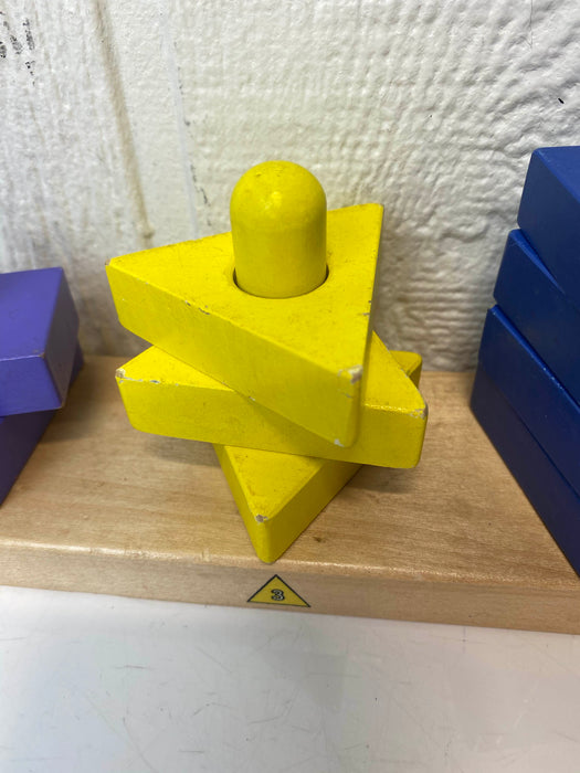 secondhand Melissa & Doug Stack & Sort Board