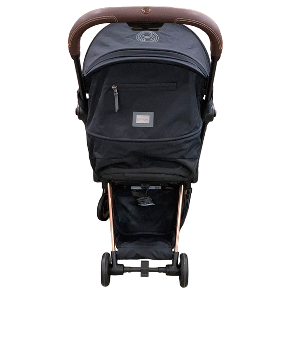 Shop Cybex Coya Stroller, 2023, Rose Gold, Sepia Black at Goodbuygears