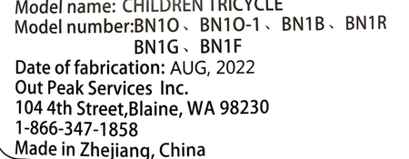 Shop Bentley 6-In-1 Stroller Trike, Jetstream Blue, 2022 at Goodbuygears