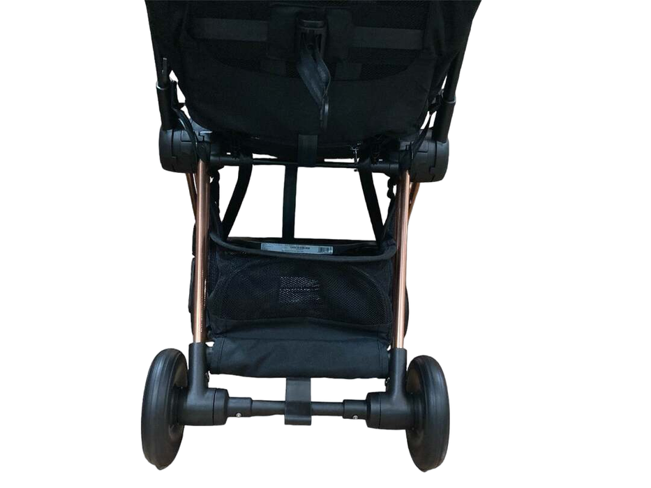 Shop Cybex Coya Stroller, 2023, Sepia Black, Rose Gold at Goodbuygears