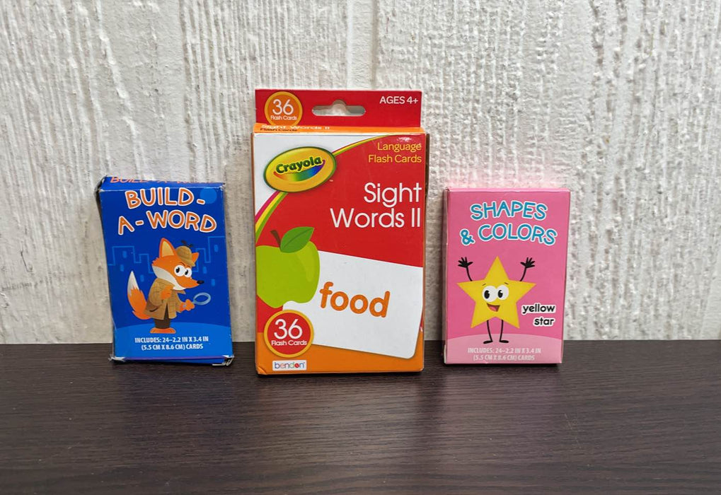 used BUNDLE Flash Cards