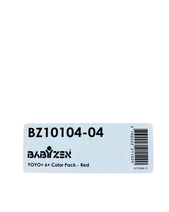 Shop Babyzen YOYO 6+ Color Pack, Red at Goodbuygears