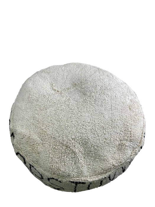 Shop Lorena Canals Pouf ABC Natural Black at Goodbuygears