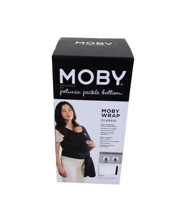 Shop Petunia Pickle Bottom For Moby Wrap Baby Carrier, Terrazo Black, Classic at Goodbuygears