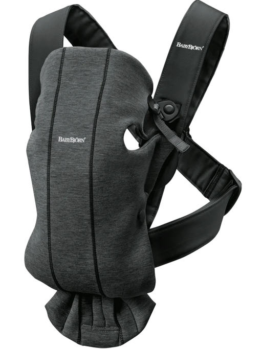 Shop BabyBjorn Baby Carrier Mini, Charcoal Gray 3D Jersey at Goodbuygears