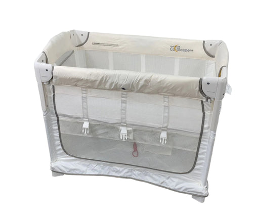 used Arm's Reach Mini Ezee 2-in-1 Co-Sleeper, White-HIDDEN NEED PICTURES