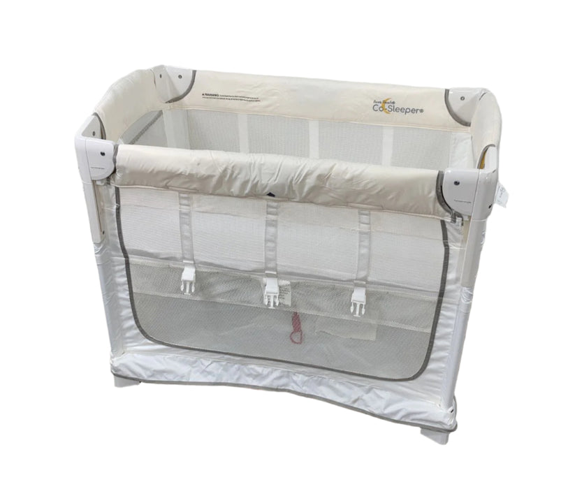 used Arm's Reach Mini Ezee 2-in-1 Co-Sleeper, White-HIDDEN NEED PICTURES