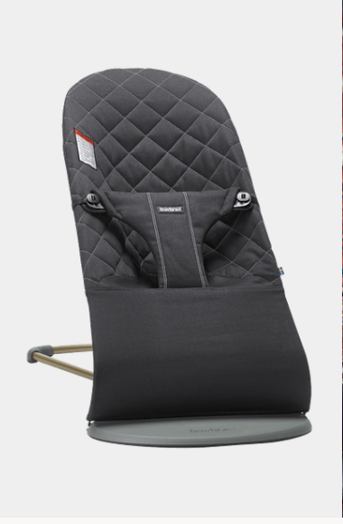 Shop BabyBjorn Bouncer Bliss, Black, Cotton at Goodbuygears