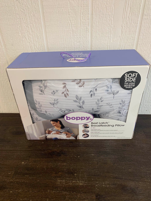 used Boppy Best Latch Breastfeeding Pillow, Penny dot