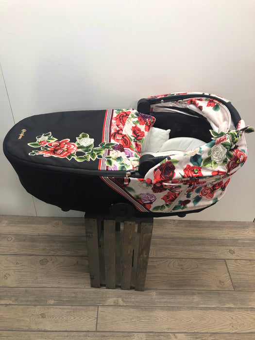 Shop Cybex MIOS LUX Carry Cot, Beige Spring Blossom at Goodbuygears