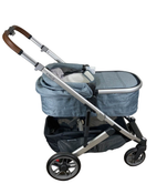 Shop UPPAbaby VISTA V2 Stroller, Bassinet and Frame Only, Gregory (Blue Melange), 2021 at Goodbuygears
