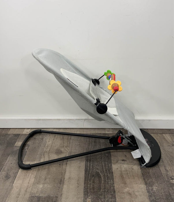 Shop BabyBjorn Bouncer Bliss, Black Frame, Grey Mesh, with Toy Bar at Goodbuygears