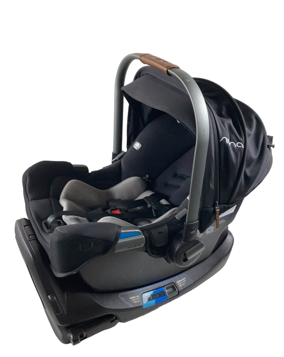 Shop Nuna PIPA rx Infant Car Seat with RELX Base, 2021, Caviar at Goodbuygears