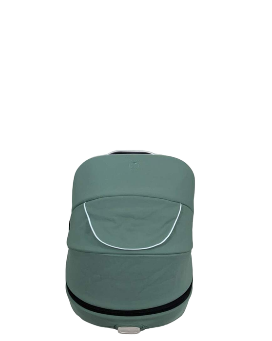 Shop Mockingbird 2nd Seat Kit with Extendable Canopy, 2023, Sage, Watercolor Drops, Black Metal Frame at Goodbuygears