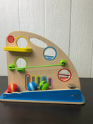 secondhand Hape Roller Derby Racing Toy