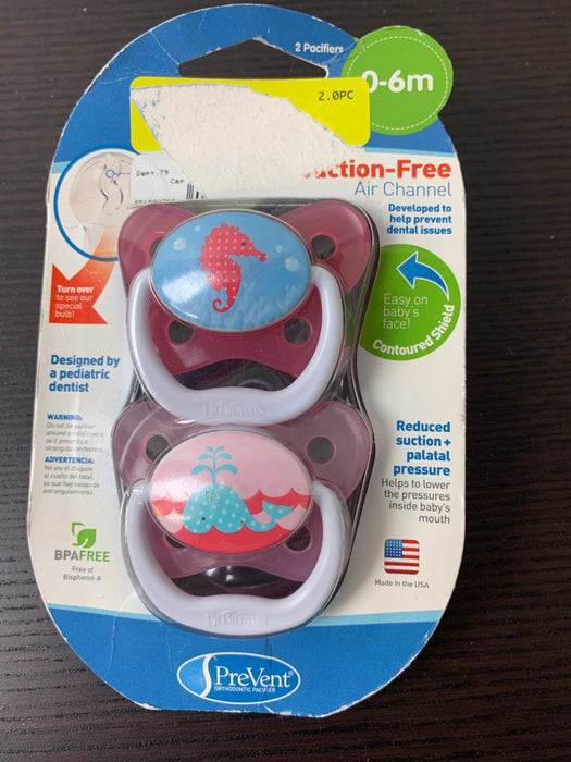 Shop Dr. Brown’s Prevent Classic Pacifier, 0-6 months at Goodbuygears