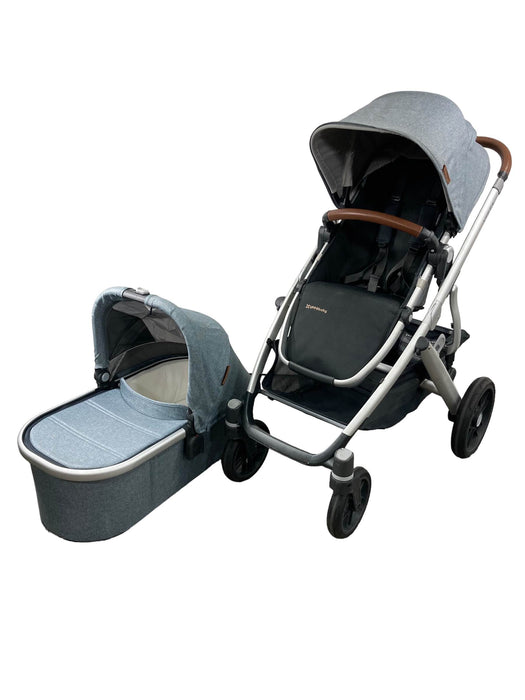 Shop UPPAbaby VISTA V2 Stroller, 2020, Gregory (Blue Melange) at Goodbuygears