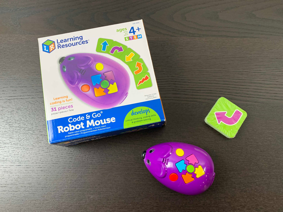 used Learning Essentials Code & Go Robot Mouse