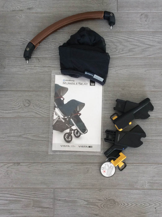 Shop UPPAbaby VISTA Rumbleseat V2, 2015+, Hazel (Olive) at Goodbuygears