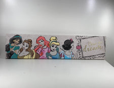 used Disney Princess Canvas Wall Art