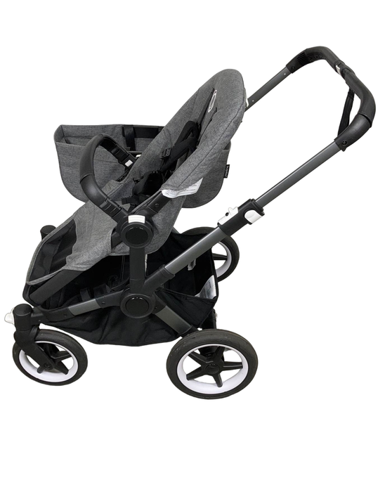 Shop Bugaboo Donkey 5 Stroller Mono, 2021, Grey Melange, Graphite at Goodbuygears