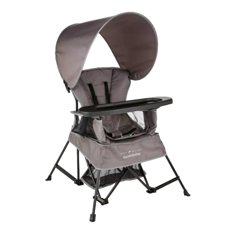 Shop Baby Delight Go with Me Venture Deluxe Portable Chair, Grey at Goodbuygears