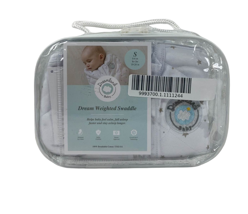 Shop Dreamland Weighted Swaddle, 0-6 Months, Grey Star at Goodbuygears