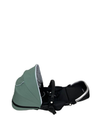 Shop Mockingbird 2nd Seat Kit with Extendable Canopy, 2023, Sage, Watercolor Drops, Black Metal Frame at Goodbuygears