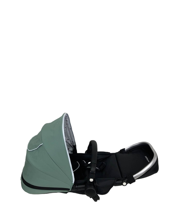 Shop Mockingbird 2nd Seat Kit with Extendable Canopy, 2023, Sage, Watercolor Drops, Black Metal Frame at Goodbuygears