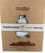 Shop Woolino 4 Seasons Ultimate Sleep Bag, Birch Grey, 2-24 months at Goodbuygears