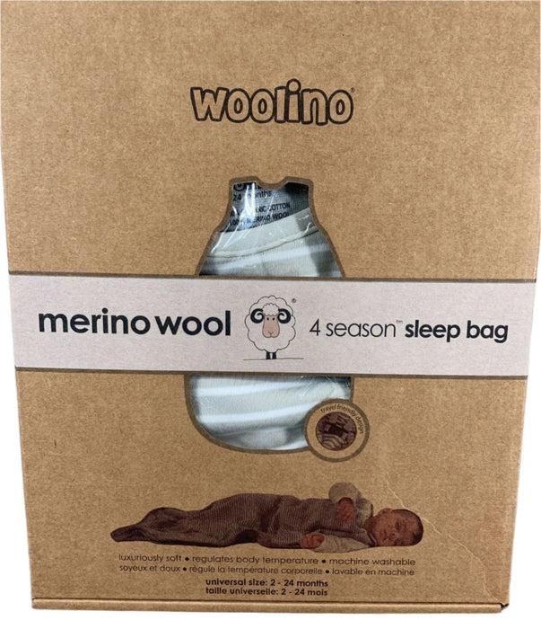 Shop Woolino 4 Seasons Ultimate Sleep Bag, Birch Grey, 2-24 months at Goodbuygears
