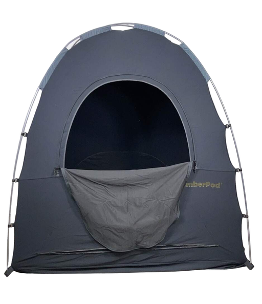 Shop SlumberPod 3.0 Sleep Canopy, Black with Gray Accents at Goodbuygears