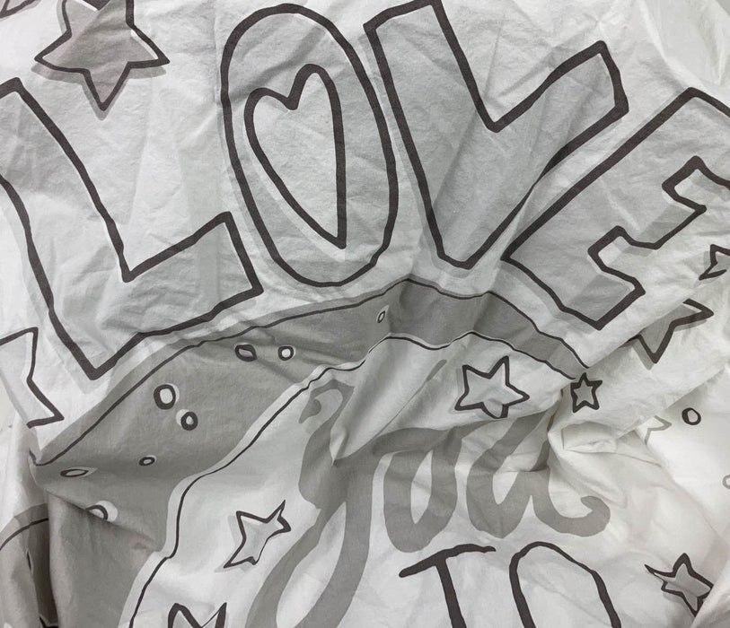Shop Nojo Fitted Crib Sheet, Love You to the Moon at Goodbuygears
