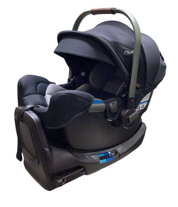 Shop Nuna PIPA rx Infant Car Seat with RELX Base, 2023, Caviar at Goodbuygears