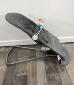 Shop BabyBjorn Bouncer Bliss, Black Cotton Classic Quilt with Toy Bar at Goodbuygears