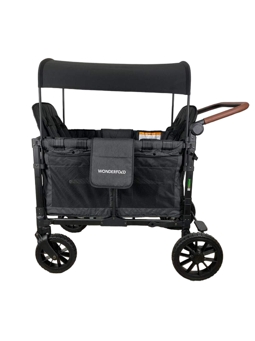 Shop Wonderfold W4 Luxe Quad Stroller Wagon, Volcanic Black, 2023 at Goodbuygears