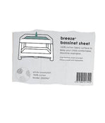 Shop 4moms Breeze Bassinet Sheet, Single, White Crosshatch at Goodbuygears