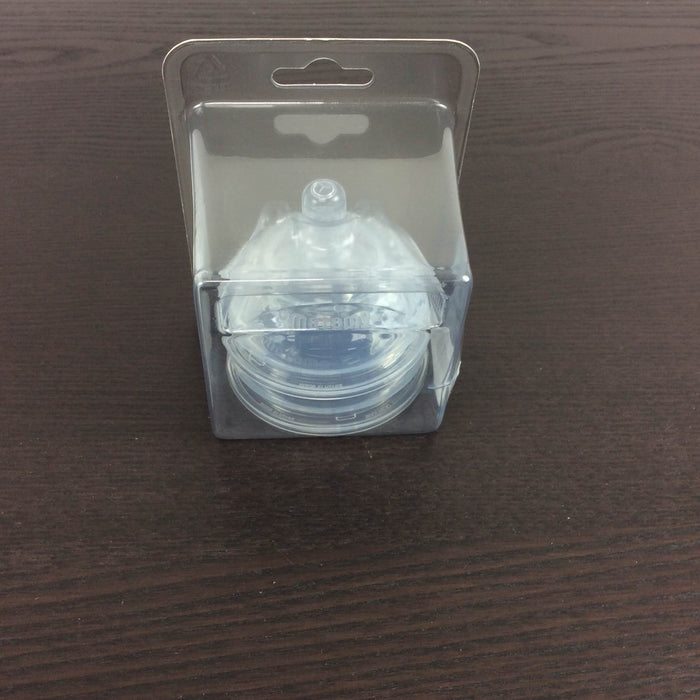 secondhand Comotomo Silicone Replacement Nipples, Variable Flow (Y-cut, thicker fluids)