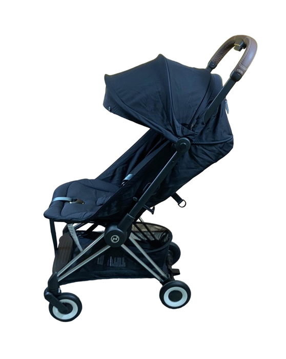 Shop Cybex Coya Stroller, 2023, Chrome, Sepia Black at Goodbuygears