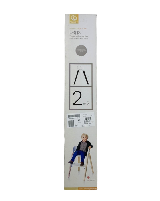 Shop Stokke Steps Chair Legs, Storm Grey at Goodbuygears