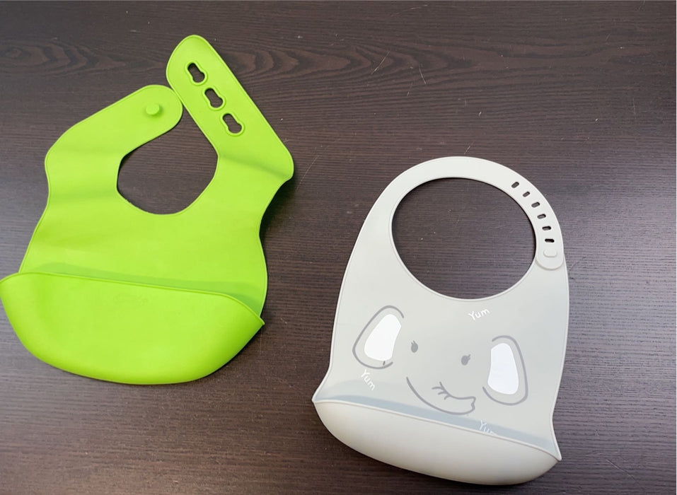 used BUNDLE Bibs, Silicone