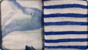 Shop Aden + Anais Essentials Cotton Muslin Swaddle, 2Pk, Seafaring at Goodbuygears