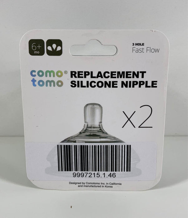 secondhand Comotomo Replacement Fast Flow Nipples