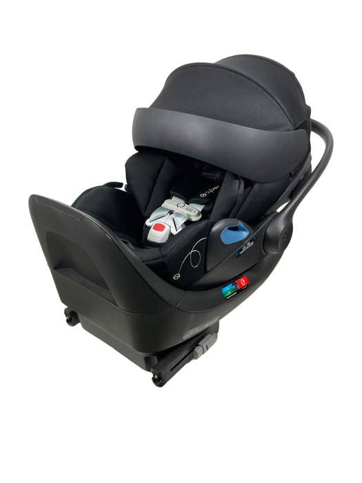 Shop Cybex Cloud G Lux with SensorSafe, 2023, Moon Black at Goodbuygears