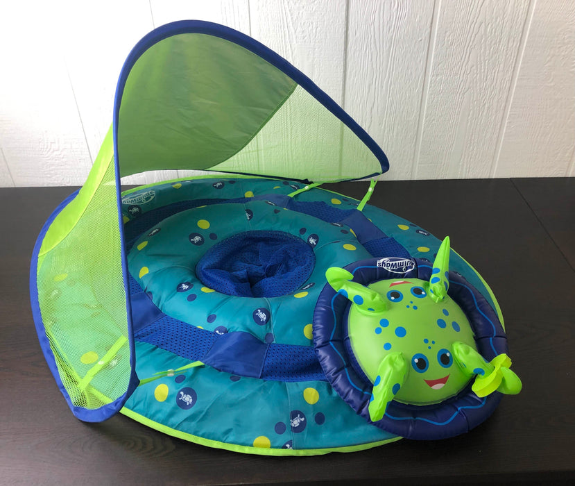 used SwimWays Baby Spring Float with Sun Canopy